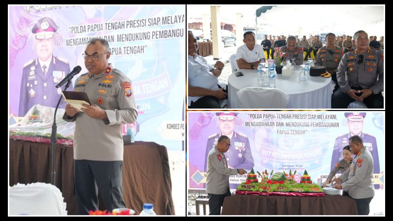 Perayaan syukuran HUT Polda ke- 2 Tahun di laksanakan di lingkungan Mapolda Papua Tengah Jalan Pepera-Nabire Rabu (29/4/2026)- Dok Humas Polda PPT