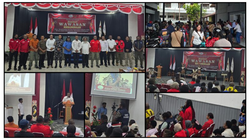 Peserta mengikuti Seminar Wawasan Kebangsaan BMP RI Papua Tengah di RRI Nabire, Rabu (29/4/2026), jelang peringatan 1 Mei. Dok/NT