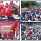 Rute pawai melintasi sejumlah titik strategis Kota Nabire dengan partisipasi masyarakat yang tinggi. Dok_ NT