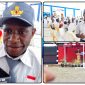 Deki Degei Siswa Mepa Boarding School yang menjadi Pemimpin Upacara Hardiknas 2026. Sabtu (2/5/2026). Dok-Alvi