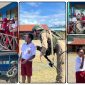 Personel Satgas Ops Damai Cartenz berinteraksi dengan siswa SDN Bale saat patroli dialogis di Distrik Kabiding, Pegunungan Bintang. (Dok_NT.ODC)
