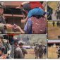 Personel Ops Damai Cartenz melaksanakan patroli jalan kaki dan pengamanan ibadah di Distrik Sinak, Kabupaten Puncak. (Dok_NT.ODC)