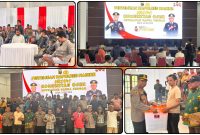Pertemuan Kapolres Nabire bersama pengemudi ojek guna memperkuat sinergi menjaga keamanan di Nabire. Dok.Humas polres. NT