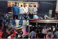Petugas Polres Nabire menertibkan konvoi pelajar yang berujung kecelakaan lalu lintas di wilayah Kota Nabire, Senin (4/5/2026). Dok.NT