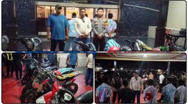 Petugas Polres Nabire menertibkan konvoi pelajar yang berujung kecelakaan lalu lintas di wilayah Kota Nabire, Senin (4/5/2026). Dok.NT