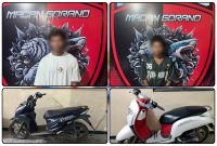 Tim Resmob Polres Nabire berhasil mengamankan dua pelaku curanmor beserta dua unit sepeda motor hasil curian di wilayah Nabire, Selasa (5/5/2026). Dok_Humas Polres Nabire. NT