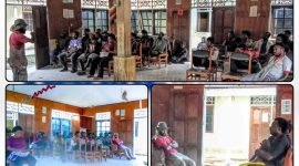 Solidaritas Mahasiswa Paniai Kota Studi Nabire (SMI-KP) menggelar diskusi konsolidasi di Aula Asrama Putra Paniai, Kelapa Dua-Kalibobo, Nabire, Kamis (7/5/2026), dengan menghadirkan Marsel Wegobi Pigai dari Grup Aksi Papua Amnesti Internasional Indonesia sebagai pengarah dan narasumber bersama Paulo Mote selaku penanggung jawab Mahasiswa Paniai se-Nabire. Dok_Alvi.NT