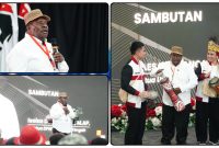 Kaesang Pangarep kukuhkan pengurus PSI Papua Tengah di Nabire, Isaias Douw ungkap kedekatannya dengan Jokowi. Dok_RR.NT
