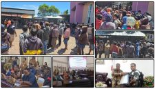 Forum Peduli Masyarakat Nabire menggelar aksi damai di Kantor DPR Papua Tengah untuk menyuarakan pentingnya keamanan daerah. Dok_NT