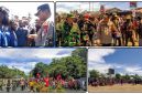 Ratusan massa aksi IPMADO dan masyarakat sipil Dogiyai melakukan longmarch damai dengan pengawalan aparat keamanan. Dok_Alvi