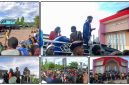 Massa aksi IPMADO membawa tuntutan terkait situasi kemanusiaan di Dogiyai. Dok_Alvi.NT