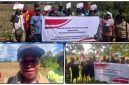 Ketua kelompok tani menyampaikan aspirasi dan kendala pertanian saat kunjungan Subdit II Ekonomi Dit Intelkam Polda Papua Tengah di wilayah Distrik Yaro. Dok_NT