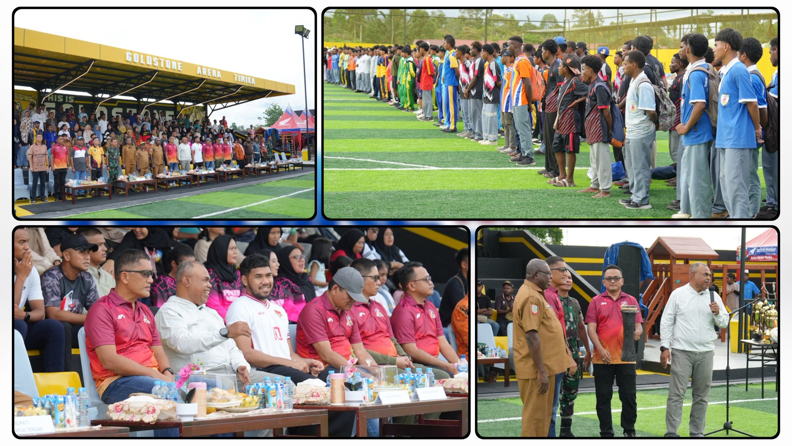 Sebanyak 32 tim pelajar mengikuti turnamen mini soccer Kapolda Cup II yang digelar Polda Papua Tengah hingga 20 Mei 2026. Dok_Istimewa. NT