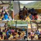 Anak-anak dari Kampung Banti, Utikini, dan Kimbeli mengikuti kegiatan belajar non formal di Distrik Tembagapura, Mimika. Dok_Istemewa. NT