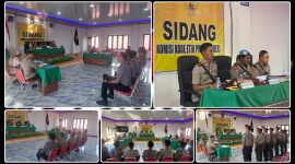 Kabid Humas Polda Papua Tengah AKBP I Made Suartika menyampaikan hasil sidang etik terhadap 12 personel Polres Dogiyai. Dok_Istimewa. NT