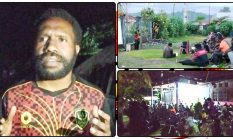 Nobar ” Pesta Babi” Di Asrama Puncak Nabire Berjalan Sukses dan Aman. Meki Tebai : Film Pesta Babi Bangkitkan Kesadaran Anak Muda Papua