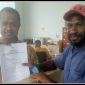 Ketua Steering Committee Rapat Pleno BPD KAPP enam provinsi se-Tanah Papua, Elpis Karoba, memberikan keterangan kepada media terkait kedudukan KAPP Pusat yang tetap berada di Provinsi Papua. Dok_ Istimewa. NT