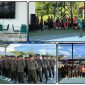 Kasrem 173/PVB, Kolonel Inf Abi Kusnianto, melakukan pemukulan bola pertama saat membuka lomba tenis HUT ke-63 Kodam XVII/Cenderawasih di Nabire, Jumat (15/5/2026). Dok_NT