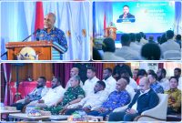 Wakil Gubernur Papua Tengah, Deinas Geley, membuka kegiatan DIKLATDA dan FORBISDA BPD HIPMI Papua Tengah Tahun 2026 di Aula Guest House Nabire. Dok_Humas PPT. NT