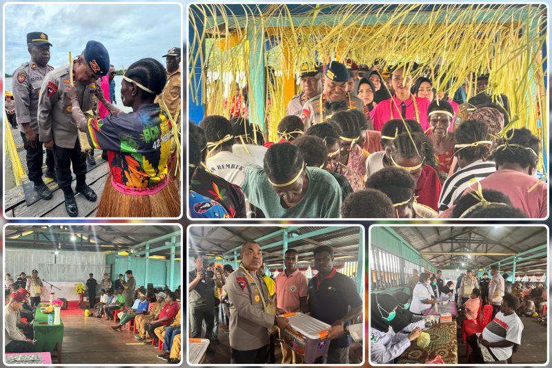 Kapolda Papua Tengah Kunjungi Pulau Karaka, Bantu Warga dan Pelajar. Dok_Humas PPT. NT