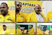 Proses pendaftaran calon Ketua DPD II Partai Golkar Kabupaten Puncak Jaya dan Intan Jaya resmi ditutup di Hotel Getz Oyehe Nabire menjelang pelaksanaan Musda Papua Tengah. Dok_Alvi. NT