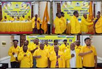 Elias Igapa, SE resmi terpilih sebagai Ketua DPD II Partai Golkar Kabupaten Intan Jaya periode 2026–2031 dalam Musda yang berlangsung di Hotel Getz Nabire. Dok_ NT