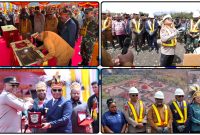 Kapolda Papua Tengah Jermias Rontini menghadiri peresmian Guest House Elvis Tabuni yang dirangkaikan dengan satu tahun kepemimpinan Bupati dan Wakil Bupati Kabupaten Puncak. Dok. RP. NT
