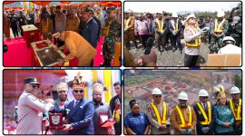 Kapolda Papua Tengah Jermias Rontini menghadiri peresmian Guest House Elvis Tabuni yang dirangkaikan dengan satu tahun kepemimpinan Bupati dan Wakil Bupati Kabupaten Puncak. Dok. RP. NT