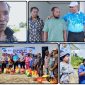 Kapolda Papua Tengah Brigjen Pol. Jermias Rontini menyerahkan bantuan sembako kepada warga Distrik Uwapa saat kunjungan kerja dan peninjauan Dapur 3T MBG di Topo Jaya, Selasa (26/5/2026). Dok_Alvi. NT