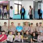Kapolda Papua Tengah Brigjen Pol. Jermias Rontini didampingi Kapolres Nabire AKBP Samuel D. Tatiratu meninjau progres pembangunan dapur MBG di Kampung Topo, Distrik Uwapa, Kabupaten Nabire, Selasa (26/5/2026). Dok_Alvi. NT