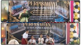 Sebanyak 40 siswa kelas VI SDN Inpres Kota Baru Nabire mengikuti acara pelepasan Tahun Pelajaran 2025/2026 dengan penuh haru dan kebanggaan, Selasa (26/5/2026). Dok_Ist. NT