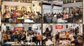 Kapolda Papua Tengah Brigjen Pol. Jermias Rontini berdialog bersama insan pers Nabire dalam sharing session di Aiman Cafe, Kamis malam (28/5/2026). Dok_Ist. NT