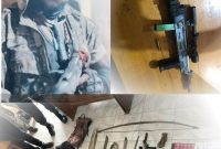 Polisi mengamankan sejumlah barang bukti usai kontak tembak di Distrik Dogiyai, Papua Tengah. Dok_HPPT.NT