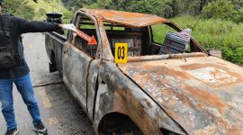 Polda Papua Tengah menangkap DPO kasus pembakaran mobil di Dogiyai di wilayah Nabire. Dok. Humas PPT. NT