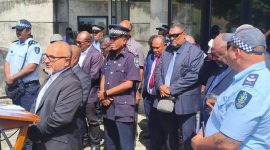 Presiden Eksekutif ULMWP menyampaikan harapan agar Perdana Menteri Kepulauan Solomon, Matthew Wale, terus menyuarakan hak politik rakyat Papua Barat di forum internasional. Dok_Istimewa. NT