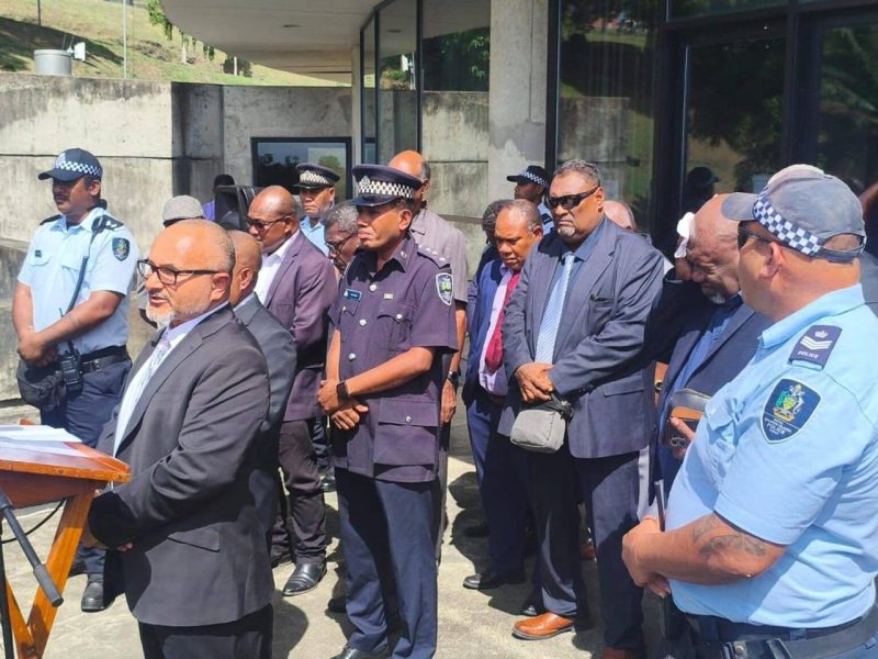 Presiden Eksekutif ULMWP menyampaikan harapan agar Perdana Menteri Kepulauan Solomon, Matthew Wale, terus menyuarakan hak politik rakyat Papua Barat di forum internasional. Dok_Istimewa. NT