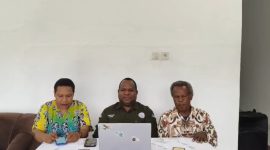 Tim Gabungan Papua Tengah merilis laporan dugaan pelanggaran HAM dalam operasi militer di Distrik Kemburu dan Pogoma, Kabupaten Puncak. Laporan tersebut menyoroti korban sipil, pengungsian massal, dan kondisi kemanusiaan yang dinilai memprihatinkan. Dok_Istimewa. NT