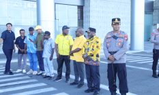 AKBP Samuel Tatiratu Sambut DPR RI Papua Tengah Dr. Soedeson Tandra