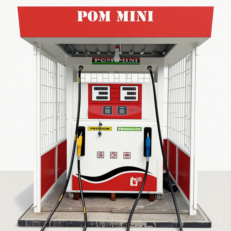 Foto Ilustrasi pom mini jenis Digital