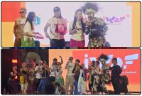 Marthen Luther Wengge atau Rambo Wengge, putra asli Kampung Napan, Kabupaten Nabire, menunjukkan trofi Juara Battle Dance Fusion IWDF 2026 yang mengantarkannya mewakili Indonesia pada Asia Arts Festival 2026 di Singapura. Dok_MLW. NT