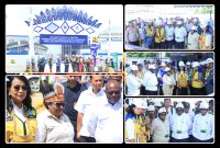 Wamendagri Ribka Haluk dan Wamen PU Diana Kusumastuti meninjau progres pembangunan Kawasan Inti Pusat Pemerintahan (Puspem) Papua Tengah di Karadiri, Nabire Barat, Rabu (3/6/2026). Hingga awal Juni 2026, progres fisik pembangunan telah mencapai 20 persen dan ditargetkan rampung pada akhir Desember 2026. Dok. Tim NT