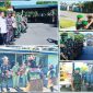 Danrem 173/PVB , Brigjen TNI. Vivin Alivianto saat berkunjung ke Makodim 1705/Nabire dan disambut langsung oleh Dandim 1705/ Nabire, Letkol Inf. Arh Dwi Palwanto dan PJU Pemkab Nabire serta Unsur TNI-Polri (Nabire). Senin (8/6/2026). Dok-Ist