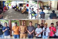 Para koordinator fans negara peserta Piala Dunia 2026 bersama tokoh pecinta sepak bola Nabire menggelar pertemuan untuk mematangkan persiapan konvoi dan koordinasi pengamanan di Kabupaten Nabire, Selasa (9/6/2026). Dok_NT