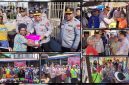 Kapolres Nabire AKBP Samuel D. Tatiratu, S.I.K., menyampaikan keterangan kepada awak media usai membuka kegiatan donor darah dalam rangka HUT Bhayangkara ke-80 di Aula Wicaksana Laghawa Polres Nabire, Kamis (11/6/2026). Kegiatan tersebut menjadi awal rangkaian bakti sosial, bakti religi, dan program kemanusiaan yang digelar Polres Nabire untuk masyarakat. Dok_AW.NT