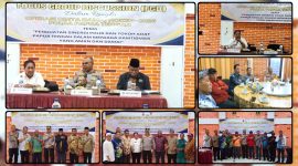 Kapolda Papua Tengah Brigjen Pol. Jermias Rontini, S.I.K., M.Si., membuka Focus Group Discussion (FGD) Operasi Cinta Damai Noken 2026 di Nabire, Rabu (10/6/2026). Forum tersebut mempertemukan tokoh adat, tokoh agama, tokoh masyarakat, dan berbagai elemen strategis guna memperkuat sinergi menjaga keamanan dan ketertiban di Papua Tengah. Dok_Arief. NT