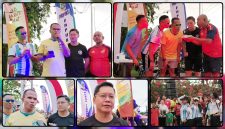 Kepala BPPKAD Papua Tengah Alexander Manansang mewakili Gubernur Papua Tengah Meki Nawipa saat menghadiri peringatan satu tahun Car Free Day (CFD) di Jalan Pepera, Nabire, Sabtu (13/6/2026). CFD yang mengusung program
