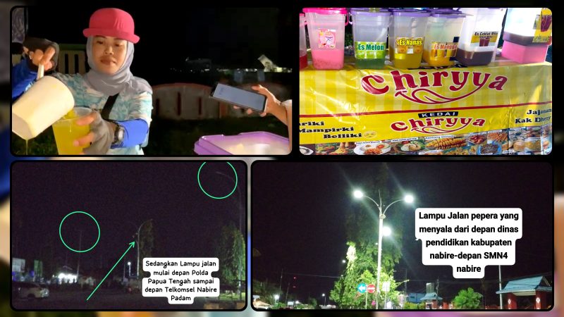 Desi, pemilik Kedai Chiryya di kawasan CFD Jalan Pepera Nabire, menyampaikan aspirasi terkait pelaksanaan Car Free Day. Selain mengapresiasi dampak ekonomi yang dirasakan pelaku UMKM, ia berharap jadwal CFD dapat dialihkan ke Sabtu sore atau hari Minggu serta meminta pemerintah memperbaiki lampu jalan yang tidak berfungsi di area kegiatan. Dok_Alvi NT