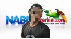 Personel Satreskrim Polres Nabire bersama Polsek Nabire Barat saat mengamankan terduga pelaku kasus percobaan pemerkosaan di Kampung Wanggar Makmur, Distrik Wanggar, Kabupaten Nabire, Minggu (21/6/2026). Dok_Ist. NT