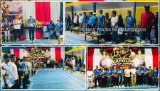 Wakapolres Mimika Kompol Junan Plitomo, S.Sos., M.H membuka Turnamen Badminton Kapolda Papua Tengah Cup 2026 di Lapangan Badminton Galaksi, Timika, Minggu (21/6/2026). Kejuaraan yang diikuti 413 peserta tersebut digelar dalam rangka menyambut Hari Bhayangkara ke-80 Tahun 2026. Dok_Humas Polda PT. NT