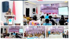 Peserta Workshop Kewaspadaan Kegawatdaruratan Maternal dan Neonatal mengikuti pembukaan kegiatan yang digelar Dinas Kesehatan Papua Tengah di Aula Yahorr Inn Hotel, Nabire, Senin (22/6/2026). Pelatihan ini bertujuan meningkatkan kemampuan tenaga kesehatan dalam menangani kegawatdaruratan ibu dan bayi baru lahir. Dok_Alvi NT